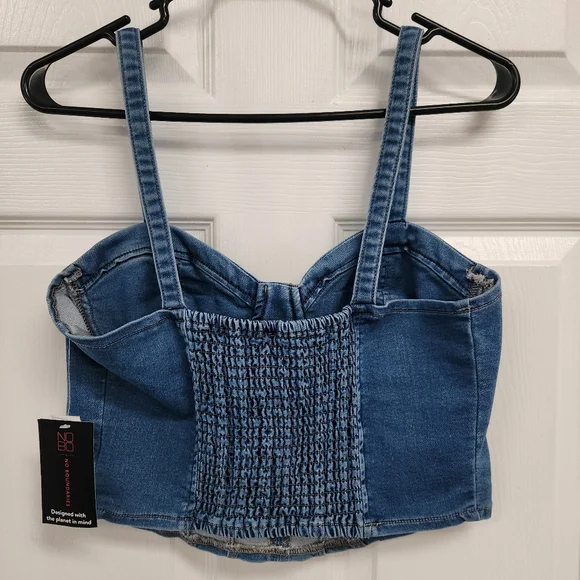 No Boundaries Denim Blue Corset - Picture 5 of 11